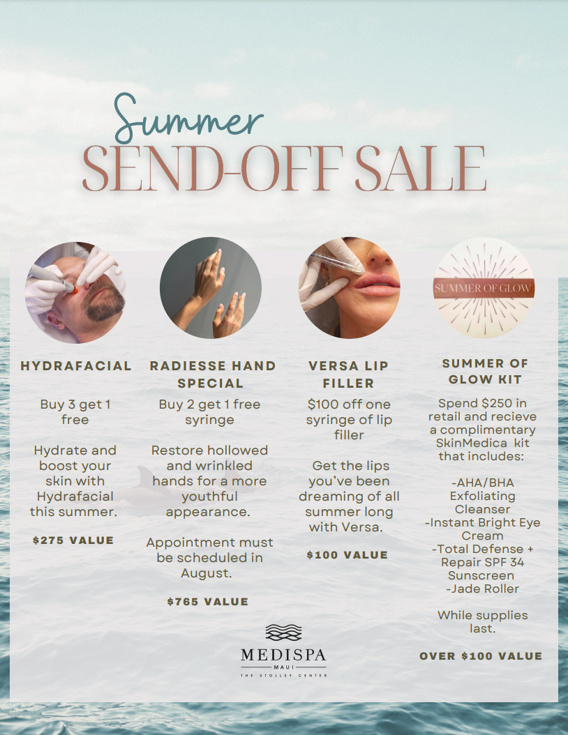 August Specials - Summer Send-Off Sale